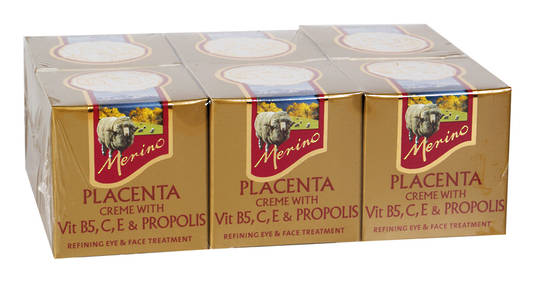 Merino Placenta Creme with Vitamin B5,C,E & Propolis 6 Pack